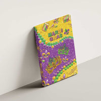 Mardi Gras Is In Our Soul Canvas Wall Art Glitter Style