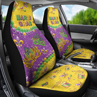 Mardi Gras Is In Our Soul Car Seat Cover Glitter Style