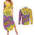 Mardi Gras Is In Our Soul Couples Matching Summer Maxi Dress and Long Sleeve Button Shirt Glitter Style