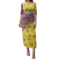 Mardi Gras Is In Our Soul Family Matching Puletasi and Hawaiian Shirt Glitter Style
