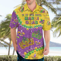 Mardi Gras Is In Our Soul Hawaiian Shirt Glitter Style