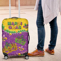 Mardi Gras Is In Our Soul Luggage Cover Glitter Style