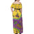 Mardi Gras Is In Our Soul Off Shoulder Maxi Dress Glitter Style