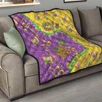 Mardi Gras Is In Our Soul Quilt Glitter Style LT05 - Wonder Print Shop