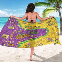 Mardi Gras Is In Our Soul Sarong Glitter Style LT05 - Wonder Print Shop