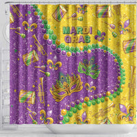 Mardi Gras Is In Our Soul Shower Curtain Glitter Style LT05 - Wonder Print Shop