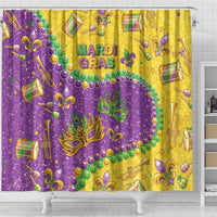 Mardi Gras Is In Our Soul Shower Curtain Glitter Style LT05 - Wonder Print Shop