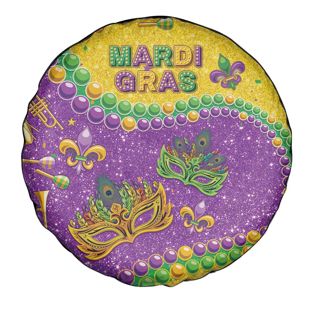 Mardi Gras Is In Our Soul Spare Tire Cover Glitter Style LT05 - Wonder Print Shop