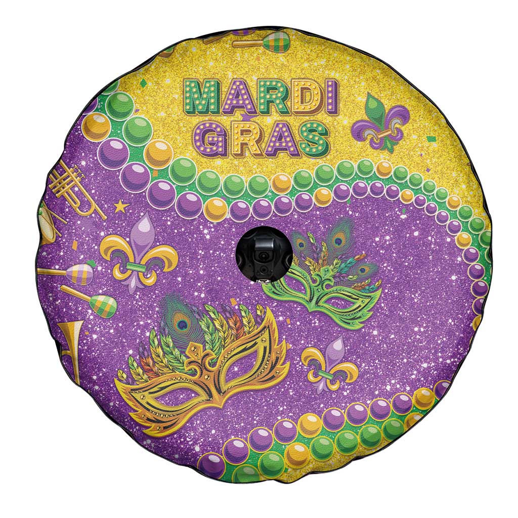 Mardi Gras Is In Our Soul Spare Tire Cover Glitter Style LT05 - Wonder Print Shop