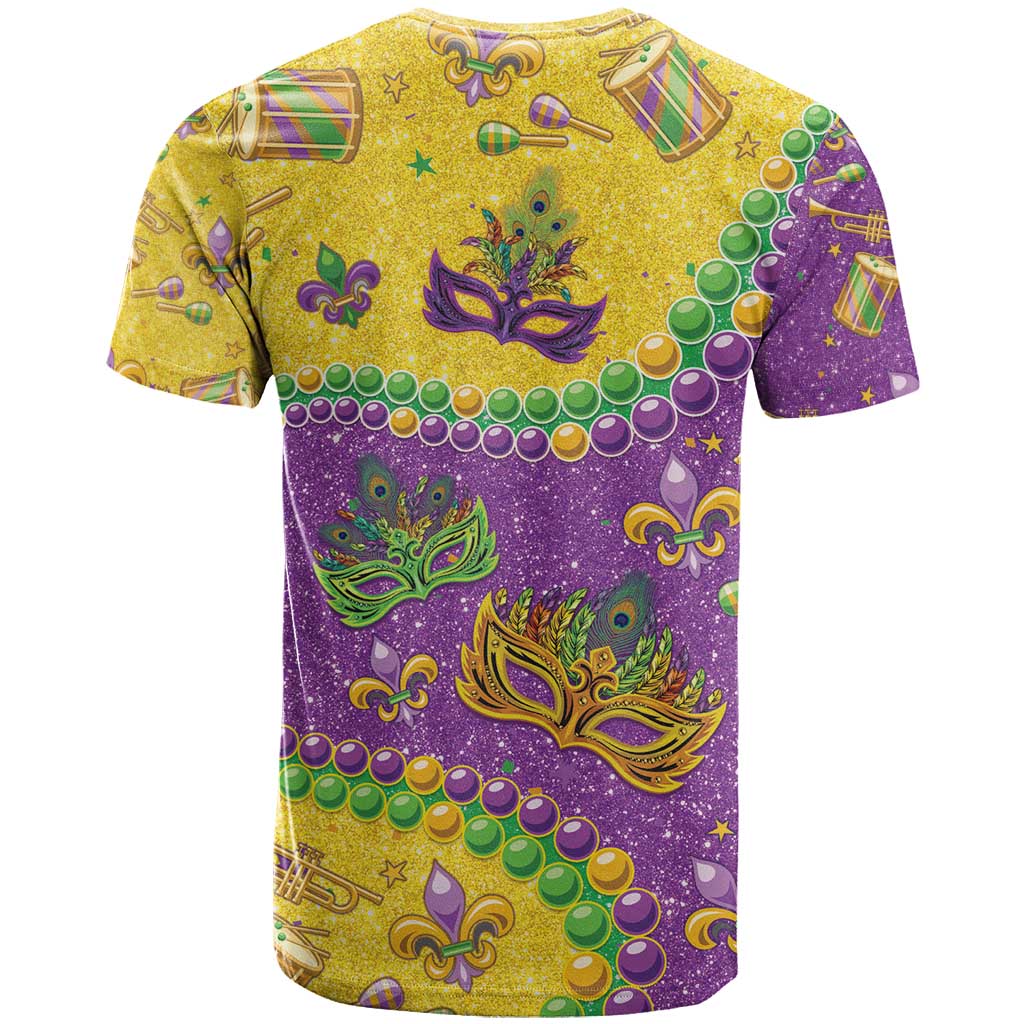 Mardi Gras Is In Our Soul T Shirt Glitter Style LT05 - Wonder Print Shop