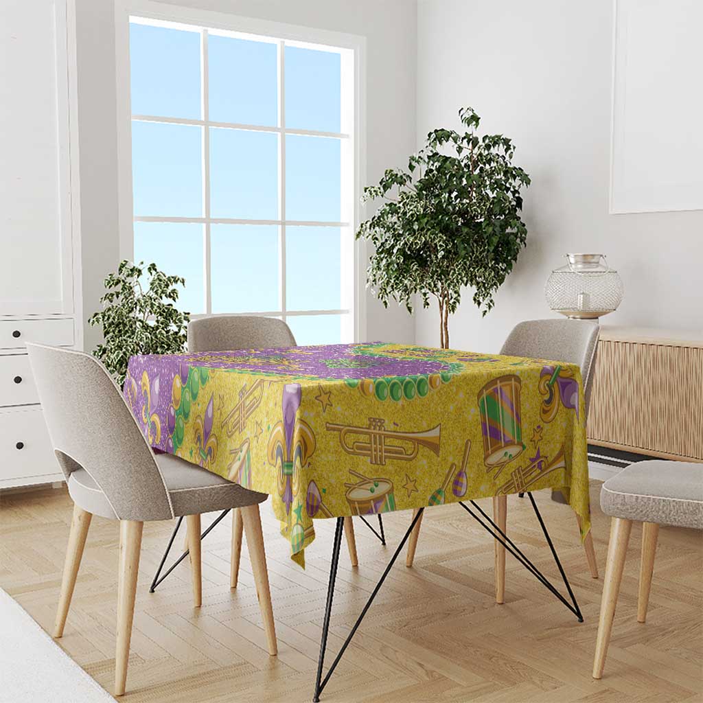 Mardi Gras Is In Our Soul Tablecloth Glitter Style LT05 - Wonder Print Shop
