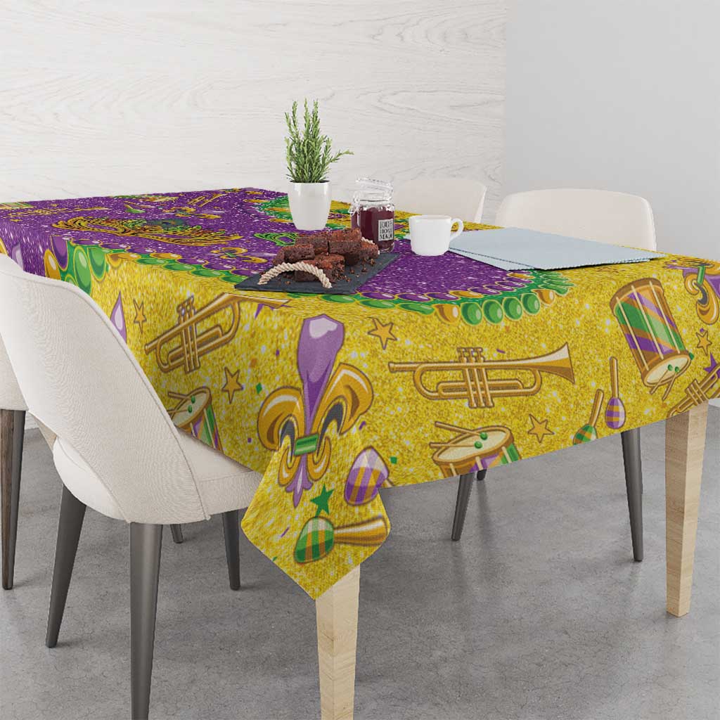 Mardi Gras Is In Our Soul Tablecloth Glitter Style LT05 - Wonder Print Shop
