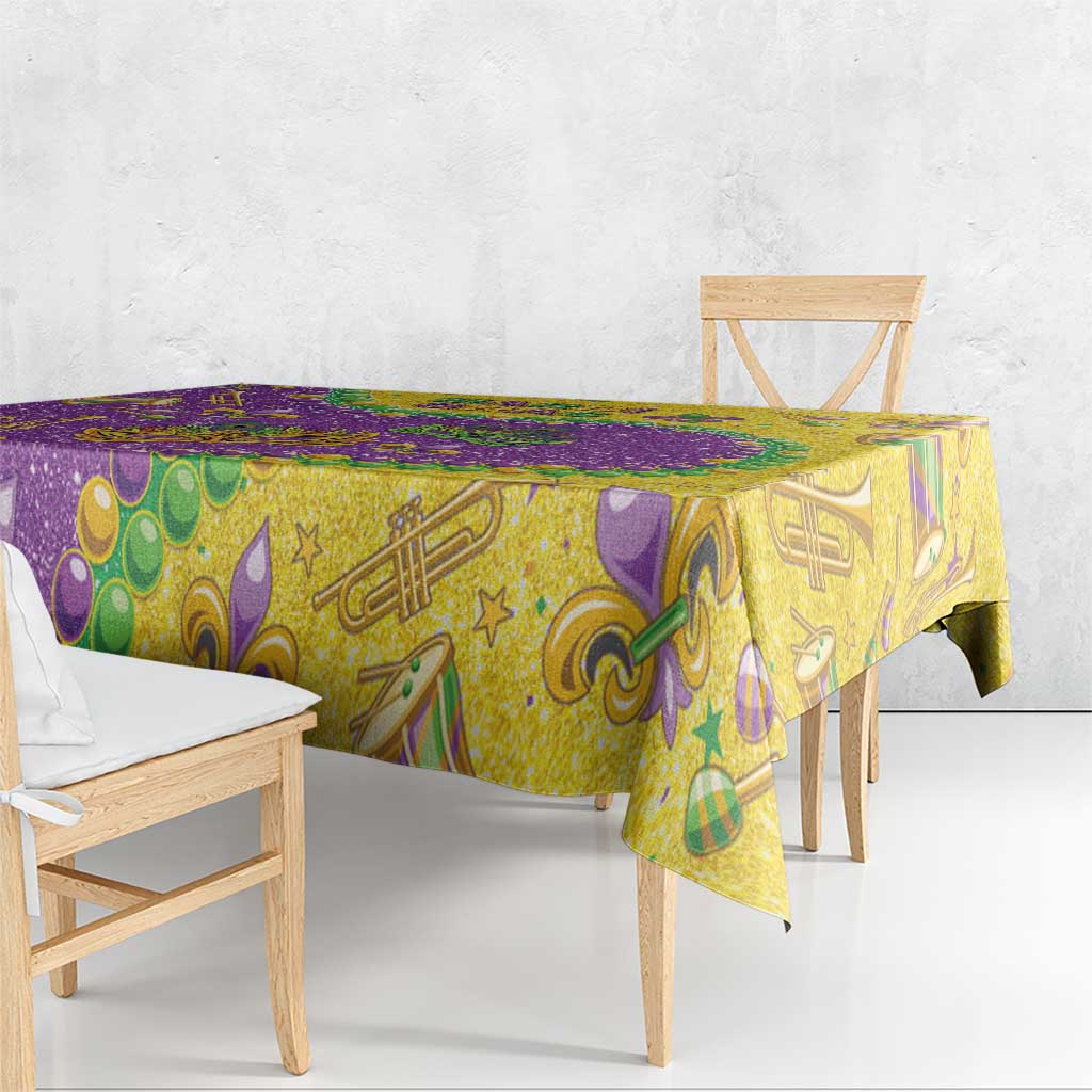 Mardi Gras Is In Our Soul Tablecloth Glitter Style LT05 - Wonder Print Shop