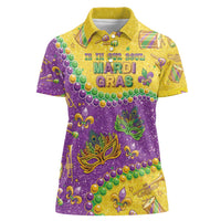 Mardi Gras Is In Our Soul Women Polo Shirt Glitter Style LT05 - Wonder Print Shop