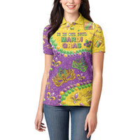 Mardi Gras Is In Our Soul Women Polo Shirt Glitter Style LT05 - Wonder Print Shop