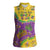 Mardi Gras Is In Our Soul Women Sleeveless Polo Shirt Glitter Style LT05 - Wonder Print Shop