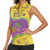 Mardi Gras Is In Our Soul Women Sleeveless Polo Shirt Glitter Style LT05 - Wonder Print Shop
