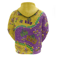 Mardi Gras Is In Our Soul Zip Hoodie Glitter Style LT05 - Wonder Print Shop