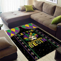 Funny Mardi Gras Area Rug Let The Shenanigans Begin