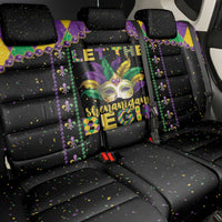 Funny Mardi Gras Back Car Seat Cover Let The Shenanigans Begin