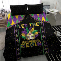Funny Mardi Gras Bedding Set Let The Shenanigans Begin