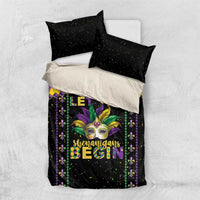 Funny Mardi Gras Bedding Set Let The Shenanigans Begin