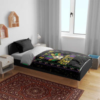 Funny Mardi Gras Bedding Set Let The Shenanigans Begin