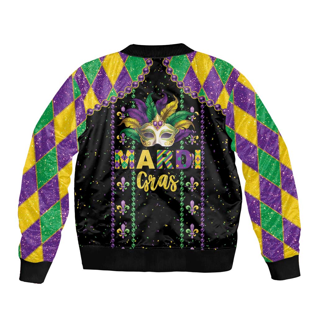 Funny Mardi Gras Bomber Jacket Let The Shenanigans Begin