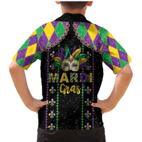 Funny Mardi Gras Family Matching Mermaid Dress and Hawaiian Shirt Let The Shenanigans Begin