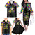Funny Mardi Gras Family Matching Off The Shoulder Long Sleeve Dress and Hawaiian Shirt Let The Shenanigans Begin