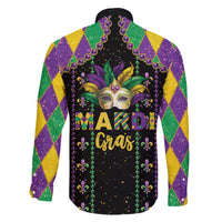 Funny Mardi Gras Family Matching Off The Shoulder Long Sleeve Dress and Hawaiian Shirt Let The Shenanigans Begin