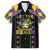 Funny Mardi Gras Family Matching Off Shoulder Short Dress and Hawaiian Shirt Let The Shenanigans Begin