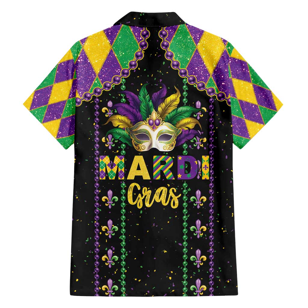 Funny Mardi Gras Family Matching Puletasi and Hawaiian Shirt Let The Shenanigans Begin