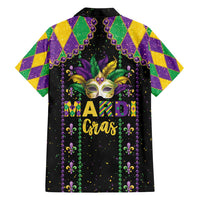 Funny Mardi Gras Family Matching Short Sleeve Bodycon Dress and Hawaiian Shirt Let The Shenanigans Begin