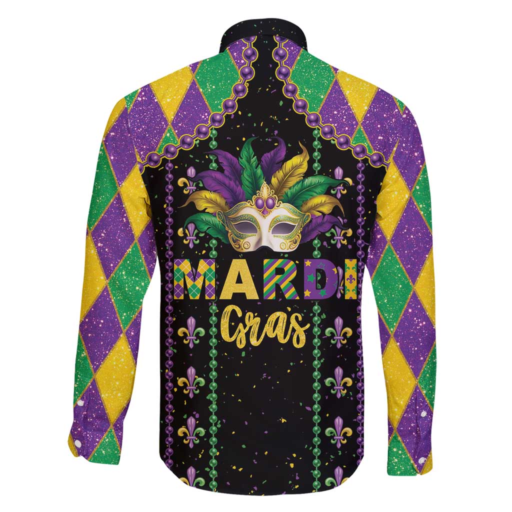 Funny Mardi Gras Family Matching Short Sleeve Bodycon Dress and Hawaiian Shirt Let The Shenanigans Begin