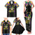 Funny Mardi Gras Family Matching Tank Maxi Dress and Hawaiian Shirt Let The Shenanigans Begin