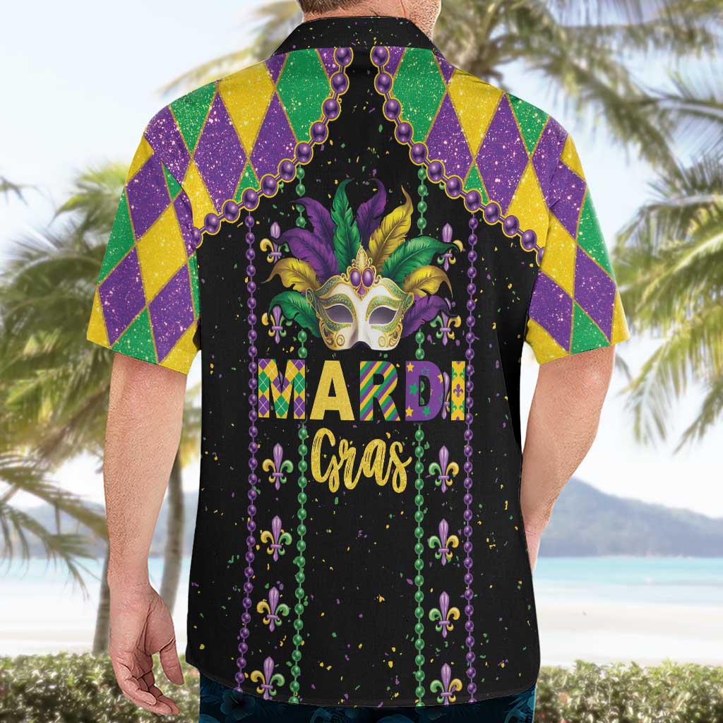 Funny Mardi Gras Hawaiian Shirt Let The Shenanigans Begin