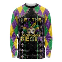 Funny Mardi Gras Long Sleeve Shirt Let The Shenanigans Begin