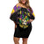 Funny Mardi Gras Off Shoulder Short Dress Let The Shenanigans Begin