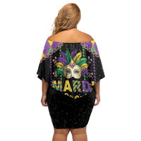 Funny Mardi Gras Off Shoulder Short Dress Let The Shenanigans Begin