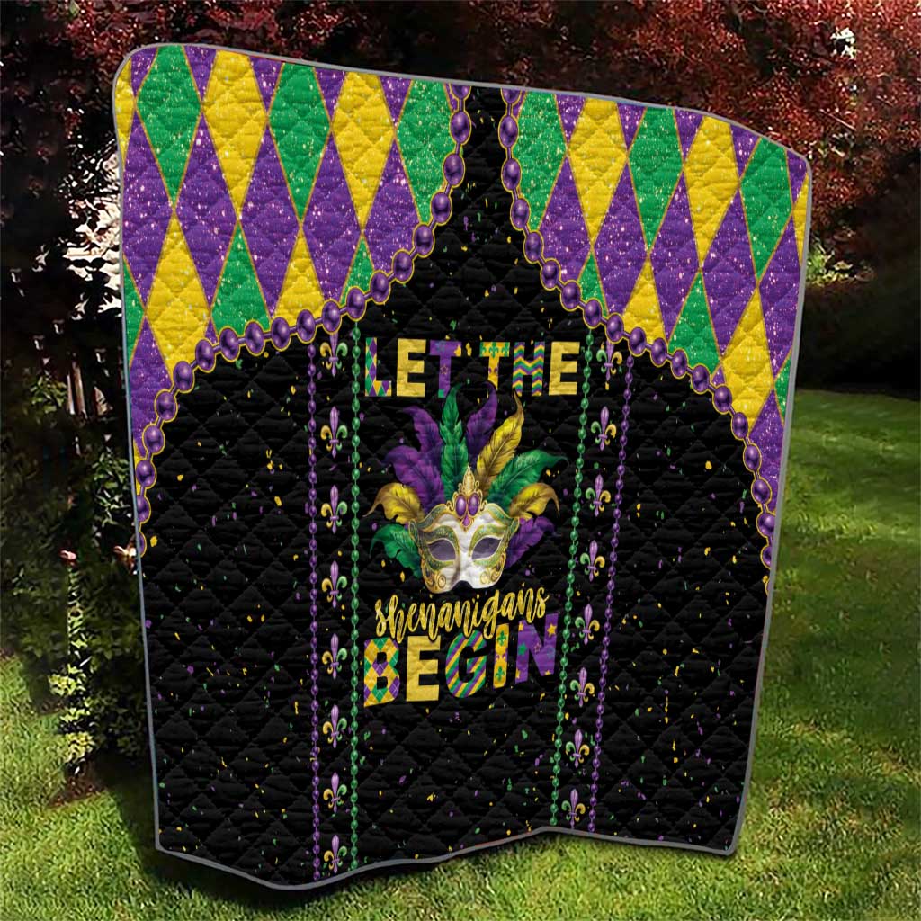 Funny Mardi Gras Quilt Let The Shenanigans Begin LT05 - Wonder Print Shop