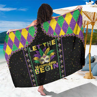 Funny Mardi Gras Sarong Let The Shenanigans Begin LT05 - Wonder Print Shop