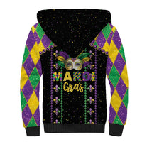 Funny Mardi Gras Sherpa Hoodie Let The Shenanigans Begin LT05 - Wonder Print Shop