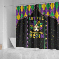 Funny Mardi Gras Shower Curtain Let The Shenanigans Begin LT05 - Wonder Print Shop