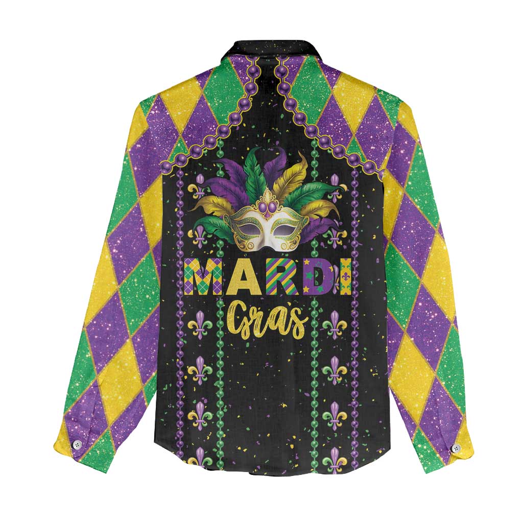 Funny Mardi Gras Women Casual Shirt Let The Shenanigans Begin LT05 - Wonder Print Shop