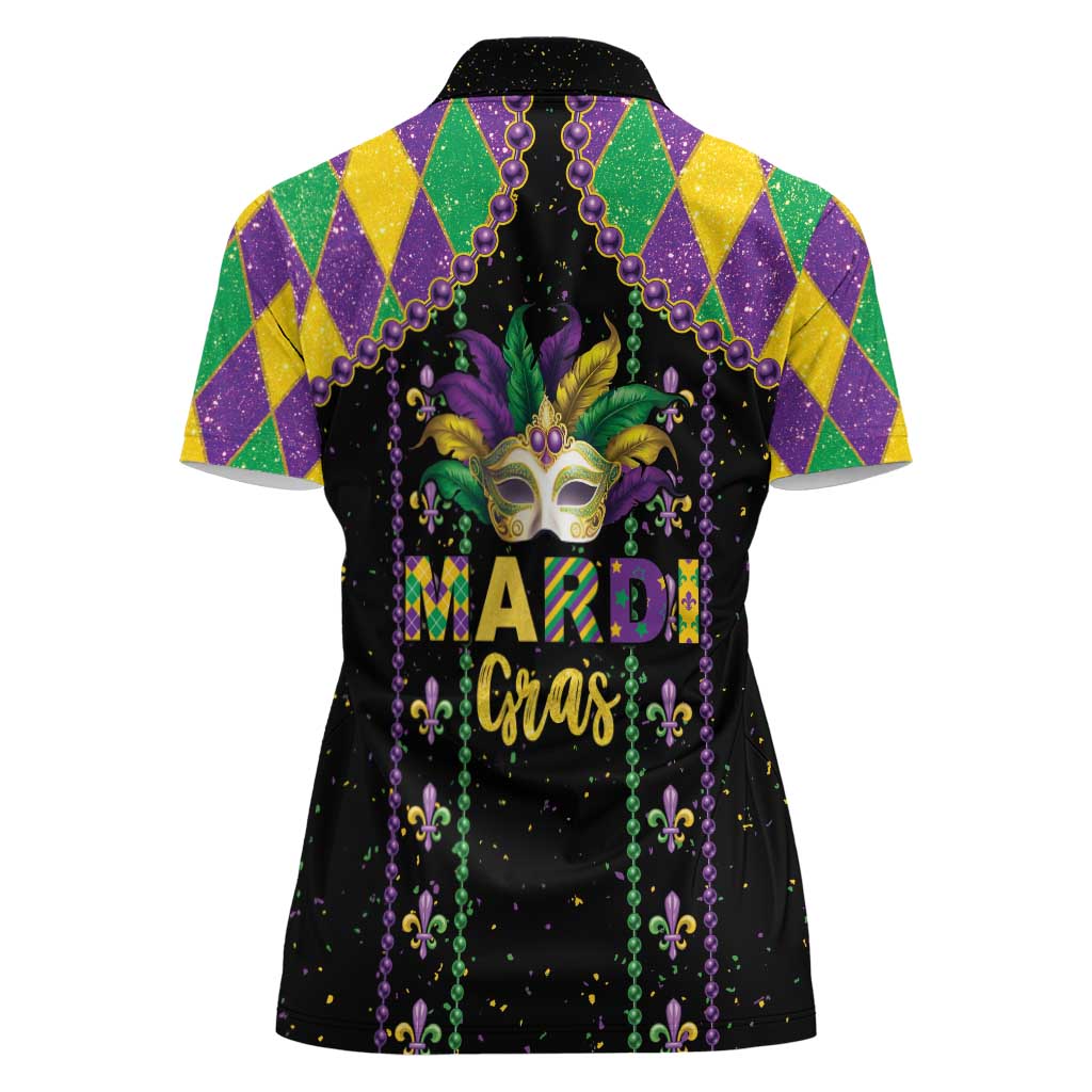 Funny Mardi Gras Women Polo Shirt Let The Shenanigans Begin LT05 - Wonder Print Shop