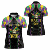 Funny Mardi Gras Women Polo Shirt Let The Shenanigans Begin LT05 - Wonder Print Shop