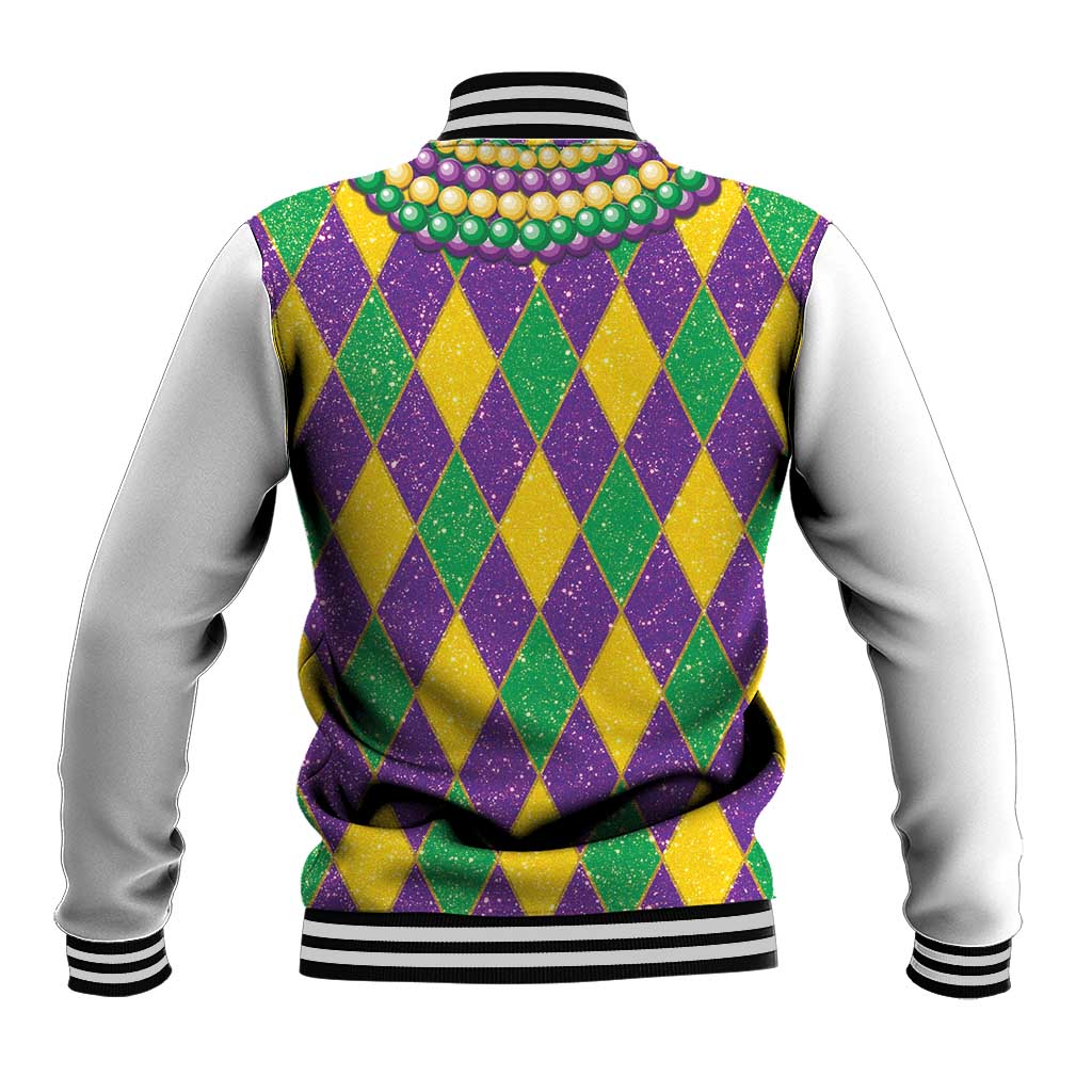 Mardi Gras Baseball Jacket Cosplay Costume Glitter Style