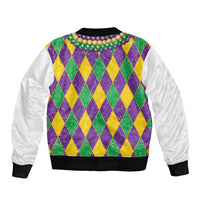Mardi Gras Bomber Jacket Cosplay Costume Glitter Style