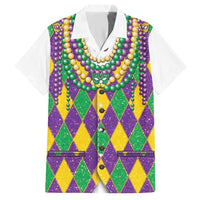 Mardi Gras Hawaiian Shirt Cosplay Costume Glitter Style